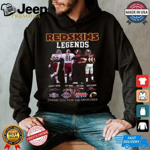 Redskins Legends Thank You For The Memories Signature 2024 Shirt