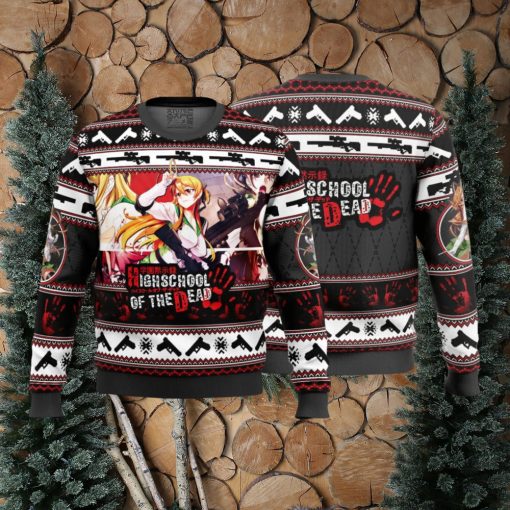 Rei Miyamoto Highschool Of The Dead Ugly Christmas Sweater