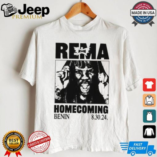 Rema Homecoming Benin 8.30.24 T shirt