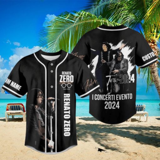 Renato Zero I Concerti Evento Tour 2024 Custom Baseball Jersey