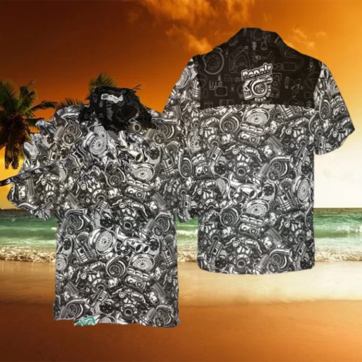 Repair Even Dead On Dark Background Hawaiian Shirt