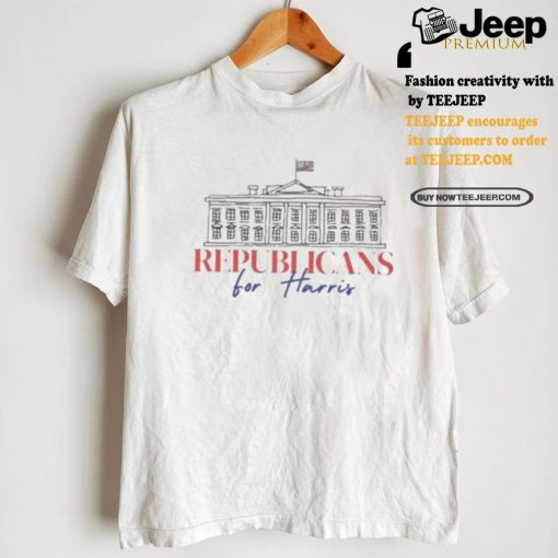 Republicans for Harris vote for her let her make history president 2024 t shirts