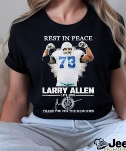 Rest In Peace Larry Allen Thank You For The Memories Shirt