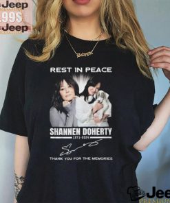 Rest In Peace Shannen Doherty 1971 2024 Thank Yuo For The Memories T Shirt