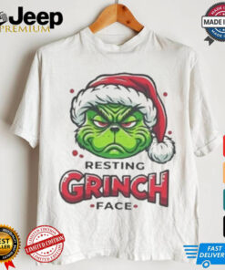 Resting Grinch Face Merry Grinchmas 2024 Shirt