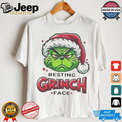 Resting Grinch Face Merry Grinchmas 2024 Shirt