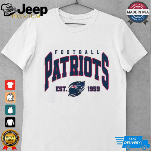 Retro 1959 New England Patriots NFL Art T Shirt