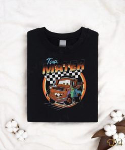 Retro 90s Tow Mater Checkerboard Racing Shirt