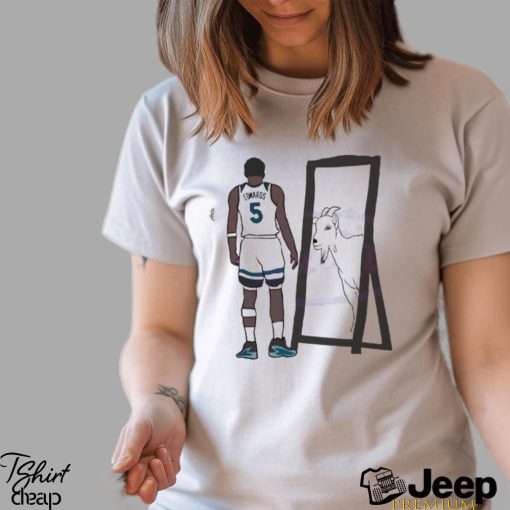 Retro Anthony Edwards Mirror GOAT Shirt