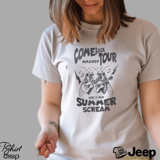 Retro Cicada Shirt Funny 2024 Comeback Tour Cicadas Unisex Soft Tee Summer Graphic T Shirt