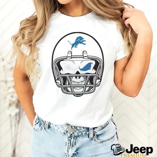 Retro Detroit Lions Skull Helmet 2024 Shirt