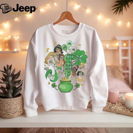 Retro Disney Princess St Patricks Day shirt