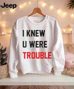 Retro I Knew U Were Trouble For Kid T Shirt