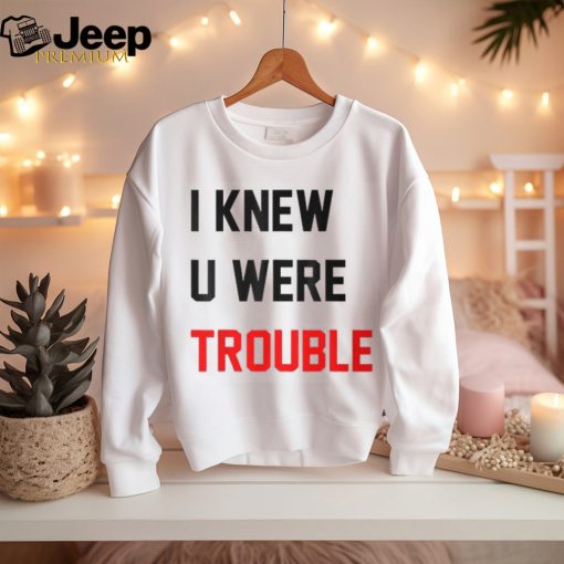 Retro I Knew U Were Trouble For Kid T Shirt