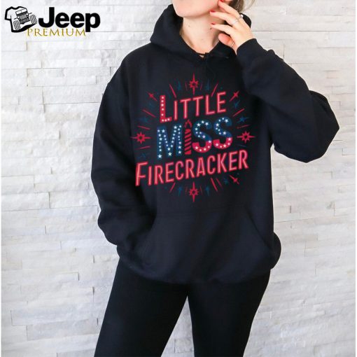 Retro Little Miss Firecracker 4th Of July SVG shirt
