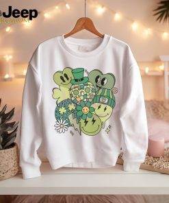 Retro Patricks Day Doodles Smiley Face shirt