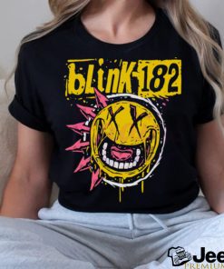 Retro Punk Smiley Face Blink 182 shirt