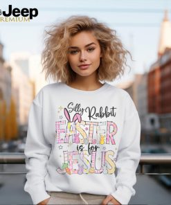 Retro Silly Rabbit Easter Is For Jesus shirt