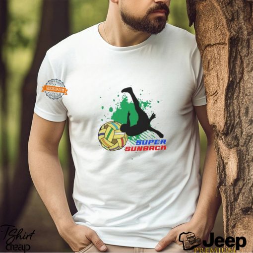 Retro Style Sepak Takraw Sticker T Shirt