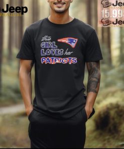 Retro This Girl Loves Her New England Patriots NFL T Shirt