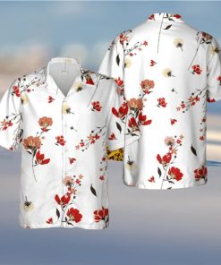 Retro wild flower pattern Hawaiian Shirt