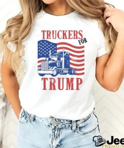 Return Truckers For Trump American Flag 2024 shirt