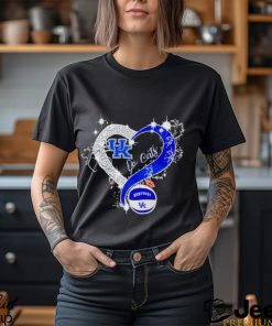 Rhinestone heart Kentucky Wildcats go Cats shirt