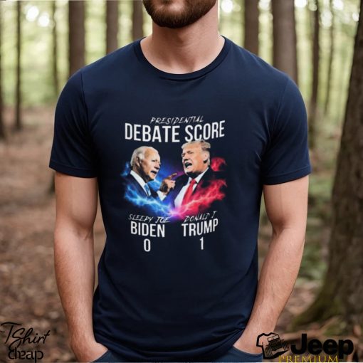 Official Presidential Debate Trump 1 Biden 0 shirt