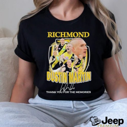 Richmond Dustin Martin Thank You For The Memories T Shirt