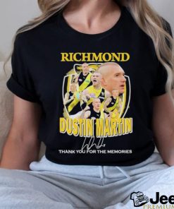 Richmond Dustin Martin Thank You For The Memories T Shirt