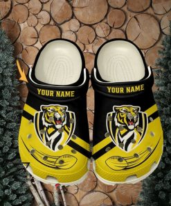 Richmond Football Club AFL Classic Custom Name Crocs Clogs Shoes