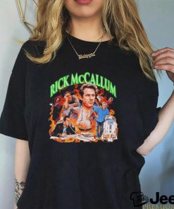 Rick McCallum fire graphic shirt