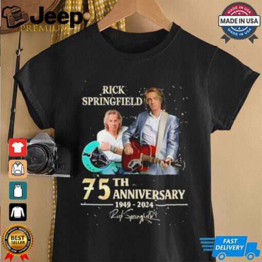 Rick Springfield 75th anniversary 1949 2024 shirt