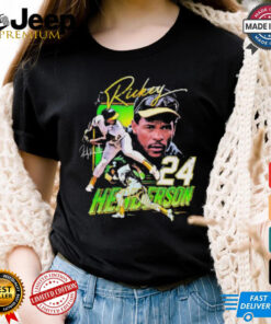 Rickey Henderson #24 Oakland Athletics graphic shirt