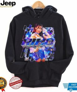 Riho professional wrestling portrait iridescence shirt