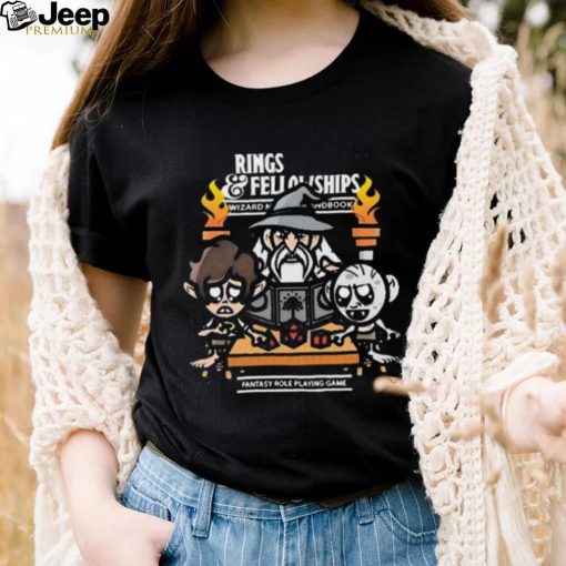 Rings And Fellowships Fantasy Role Playing Game Shirt