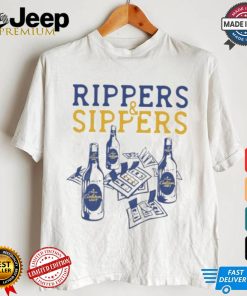 Rippers And Sippers Michelob Golden Light Beer T shirt