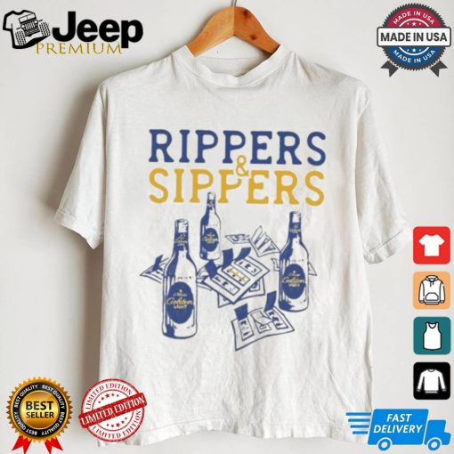 Rippers And Sippers Michelob Golden Light Beer T shirt