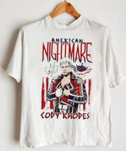 Ripple Junction White Cody Rhodes American nightmare signature shirt