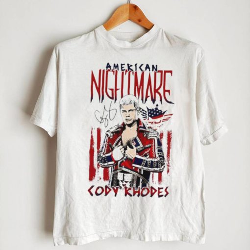 Ripple Junction White Cody Rhodes American nightmare signature shirt