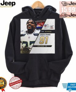 Riq Woolen Rank 91 The NFL Top 100 Players Of 2024 T Shirt