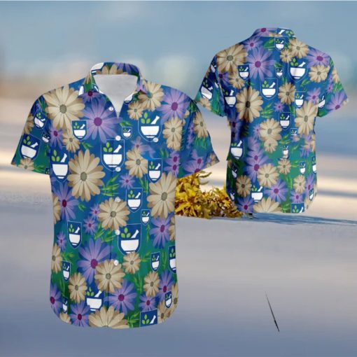 Rite Aid Flower Hawaiian Shirt For Beach