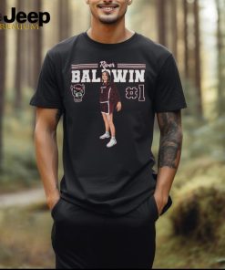 River Baldwin #1 Nc State Women'S Basketball T Shirt