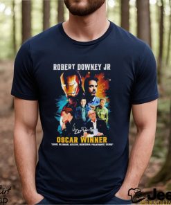 Robert Downey Jr signature Oscar winner shirt