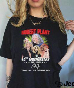 Robert Plant 60th Anniversary 1965 2025 Thank You For The Memories Signatures Shirt