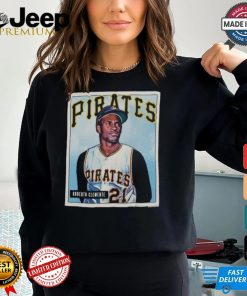 Roberto Clemente Black Pittsburgh Pirates Collectors Connection T Shirt