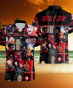 Rock Band Motley Crue Tropical All Over Printed Hawaiian Shirt and Beach Short