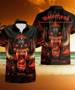 Rock Band Motorhead Sacrifice Tropical All Over Printed Hawaiian Shirt and Beach Short