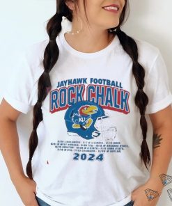 Rock Chalk Kansas Jayhawks Kingdom Football Schedule shirt