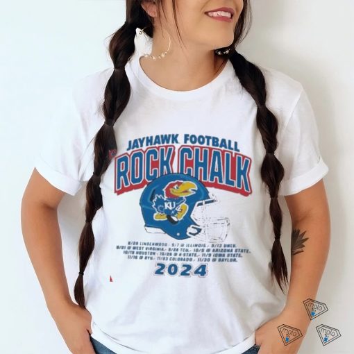 Rock Chalk Kansas Jayhawks Kingdom Football Schedule  shirt